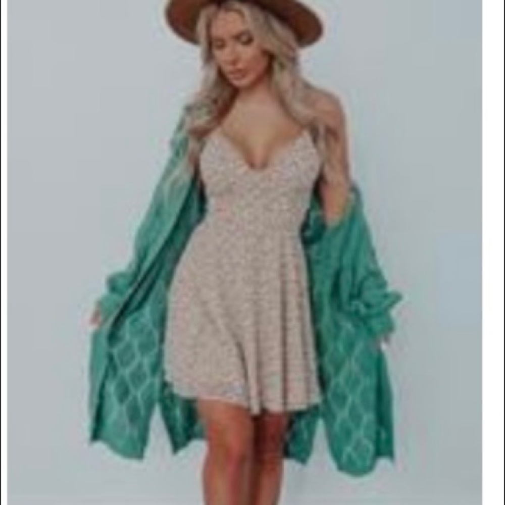ShopHopes Dress & Cardigan Set